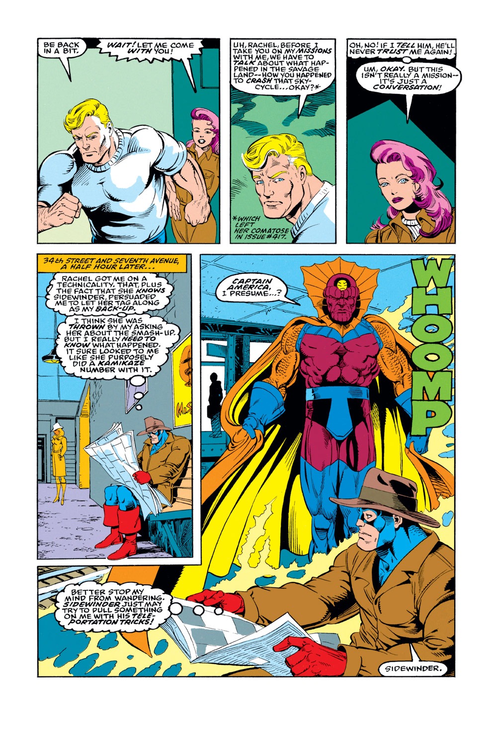 Read online Captain America (1968) comic -  Issue #424 - 7