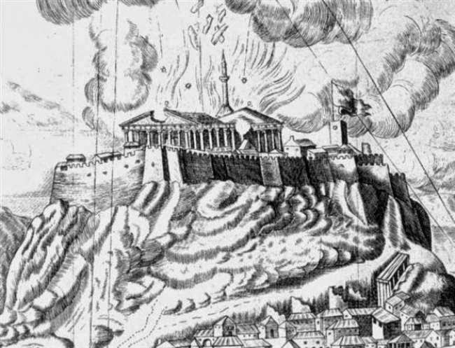 Σαν σήμερα το 1687: Μερική καταστροφή του Παρθενώνα