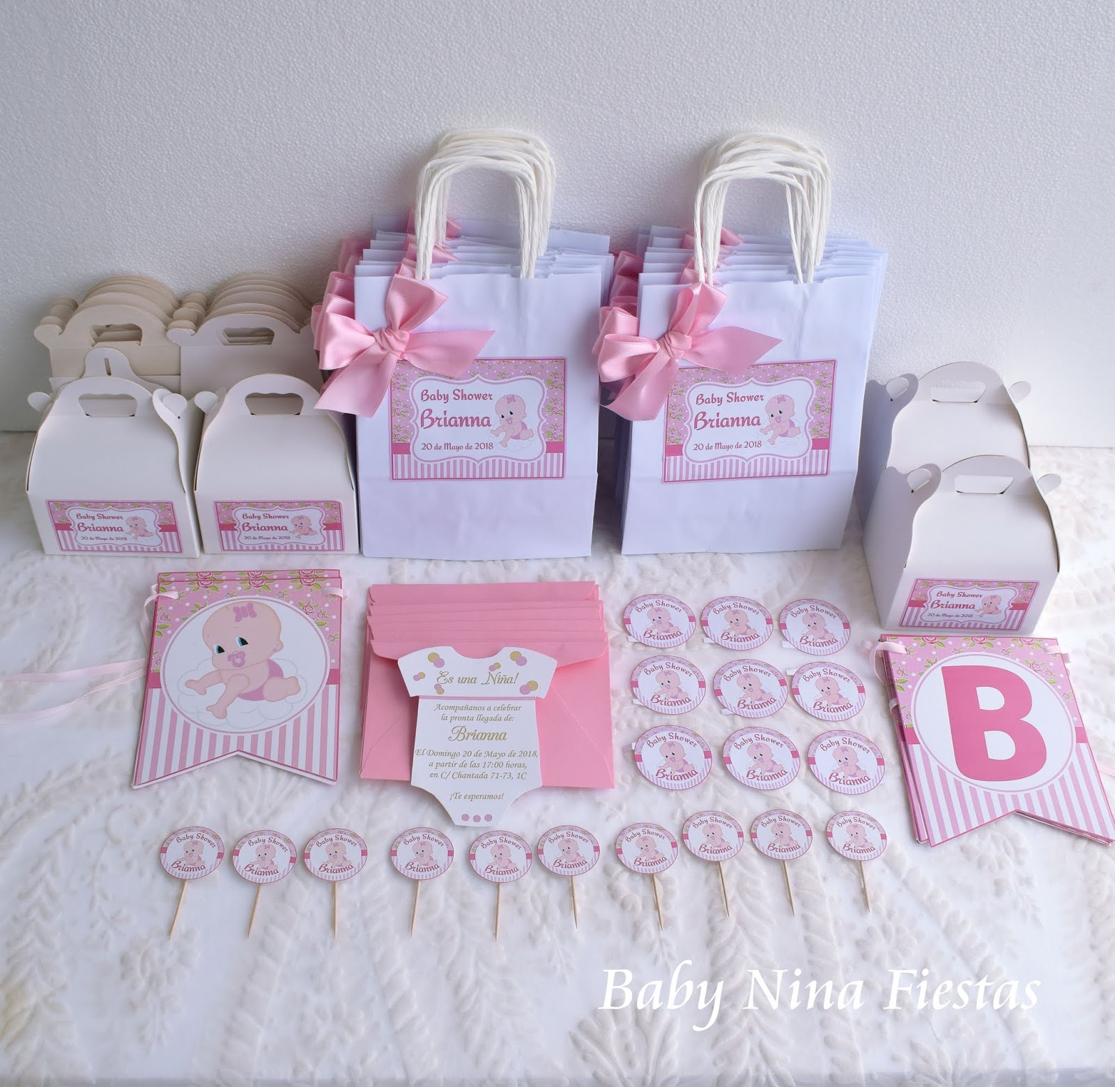 Baby Nina Fiestas Kit baby shower Brianna