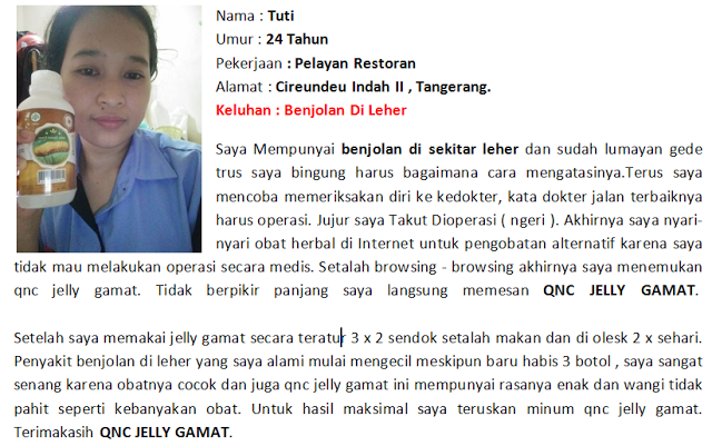 Cara Menghilangkan Benjolan di Leher Belakang Sebelah Kanan dan Kiri Sampai Tuntas ~ TESTIMONI QNC JELLY GAMAT Cara Menghilangkan Benjolan di Leher Belakang Sebelah Kanan dan Kiri Sampai Tuntas ~ TESTIMONI QNC JELLY GAMAT