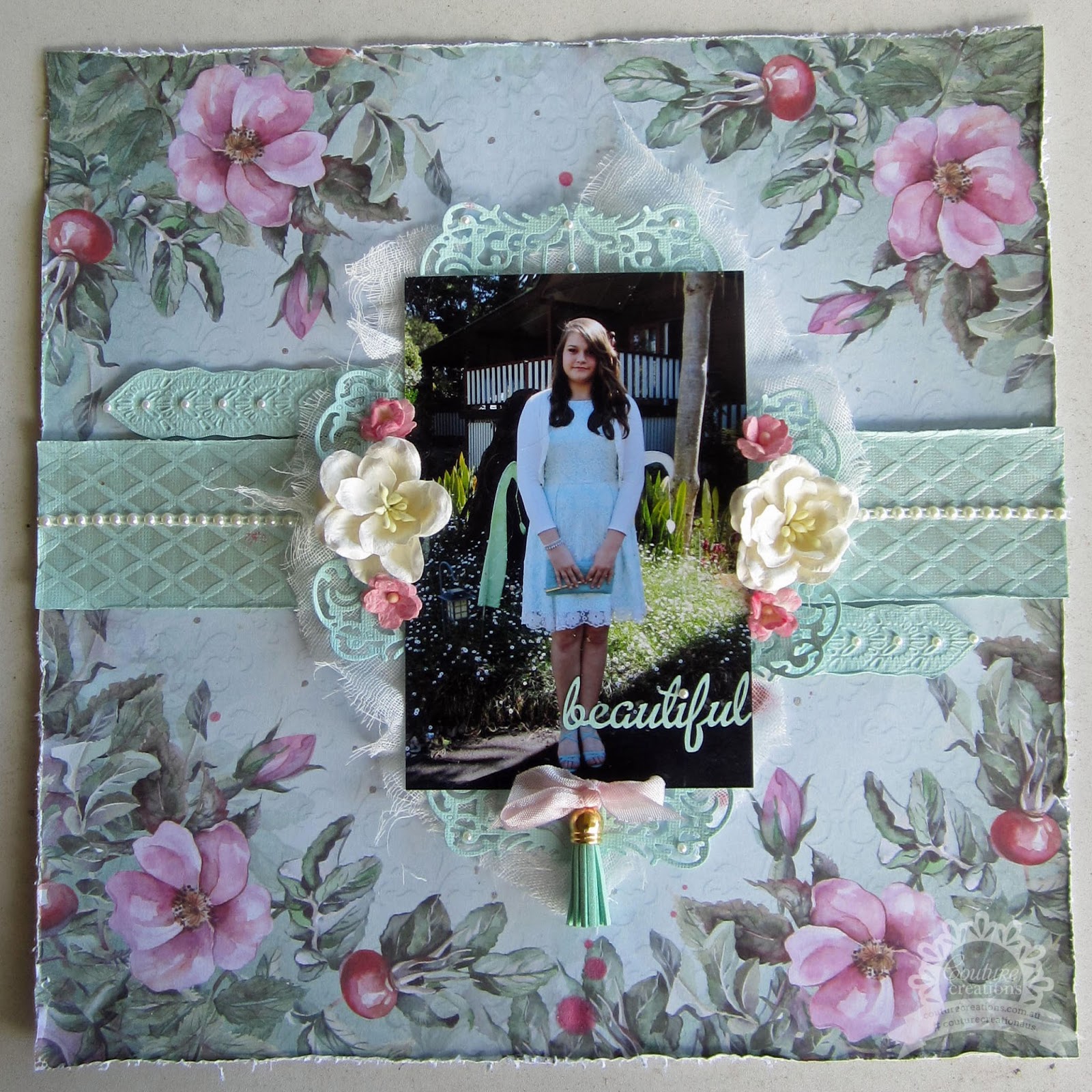 Couture Creations Impression Die Magnolia Tree Die 2016