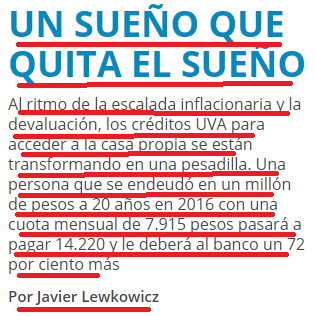 Para los que se entusiasmaron con los créditos uva