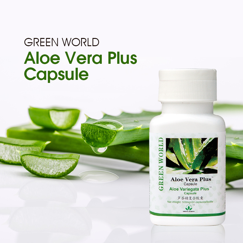 Green World Health Products Aloe Vera Plus Capsule
