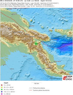 Cutremur major cu magnitudinea de 7,2 grade in Papua-Noua Guinee