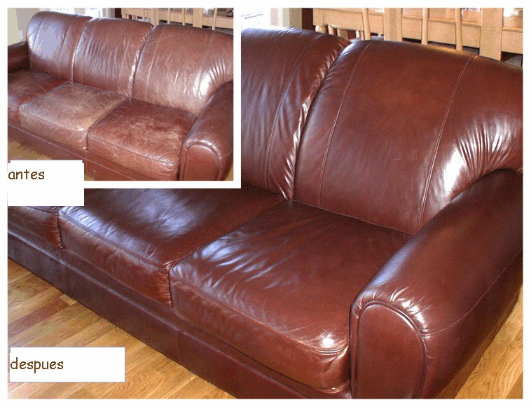 Teñido Muebles de Cuero-Restauracion-Reparacion: Muebles de cuero muy
