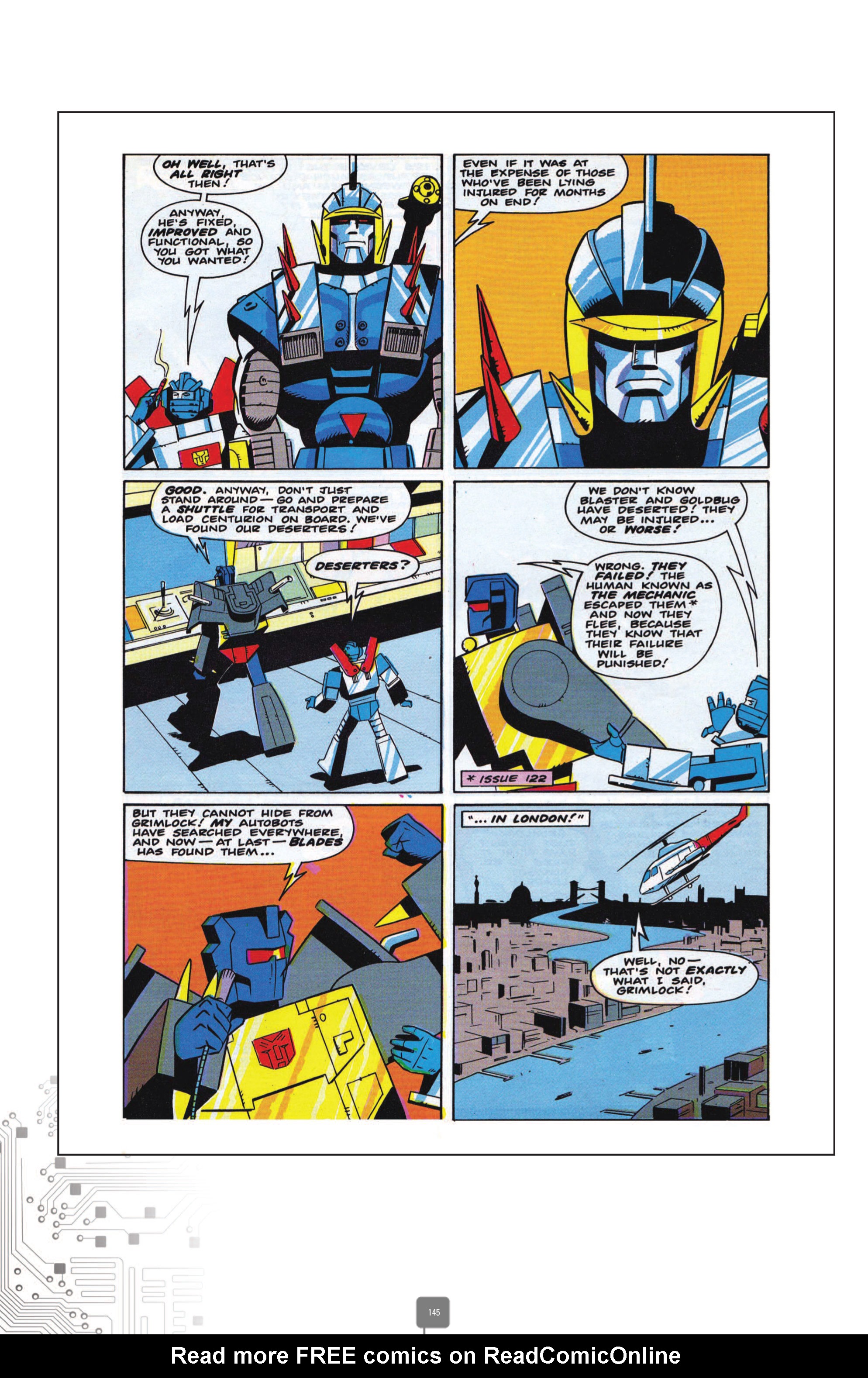 Read online The Transformers Classics UK comic -  Issue # TPB 4 - 145