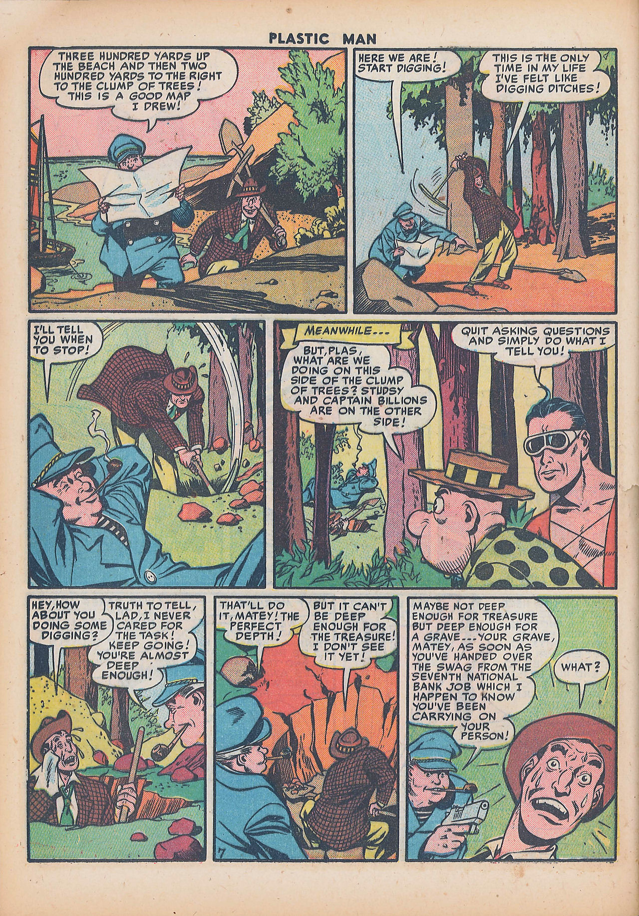 Read online Plastic Man (1943) comic -  Issue #30 - 32