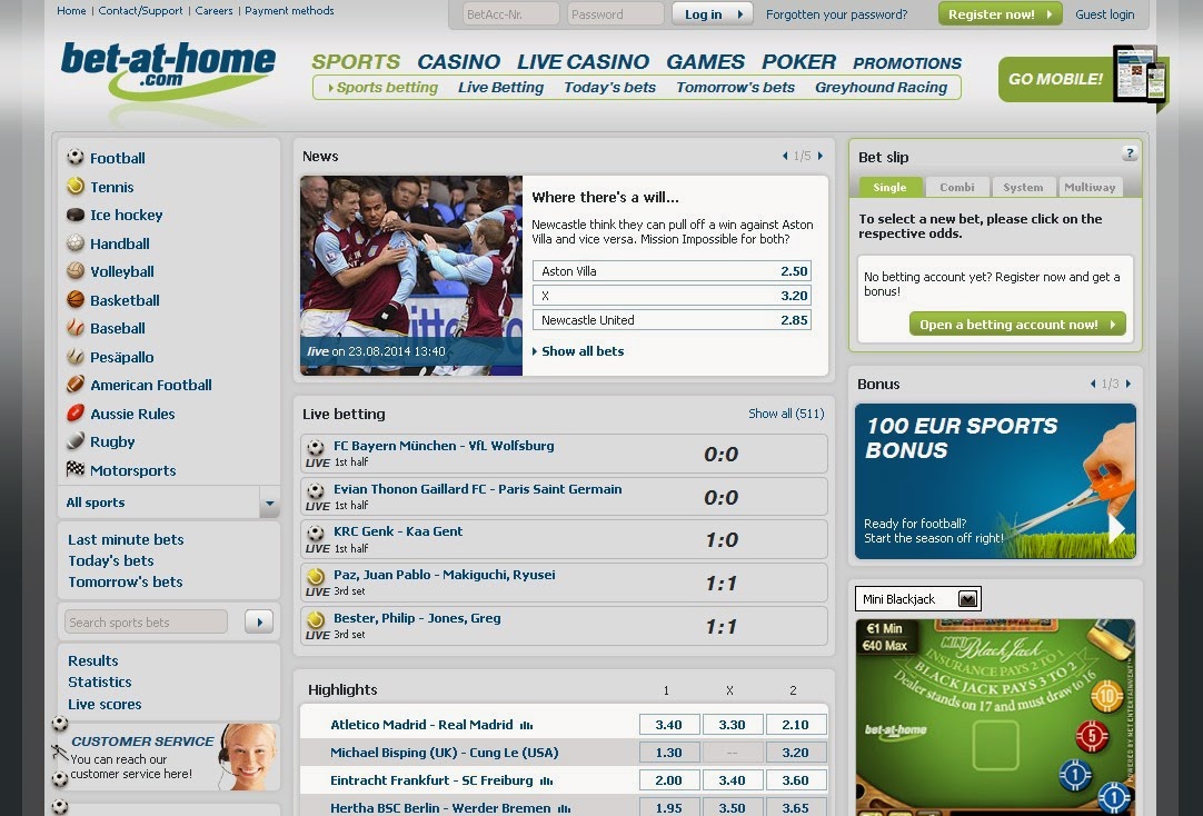 Bet-at-home Sportsbook