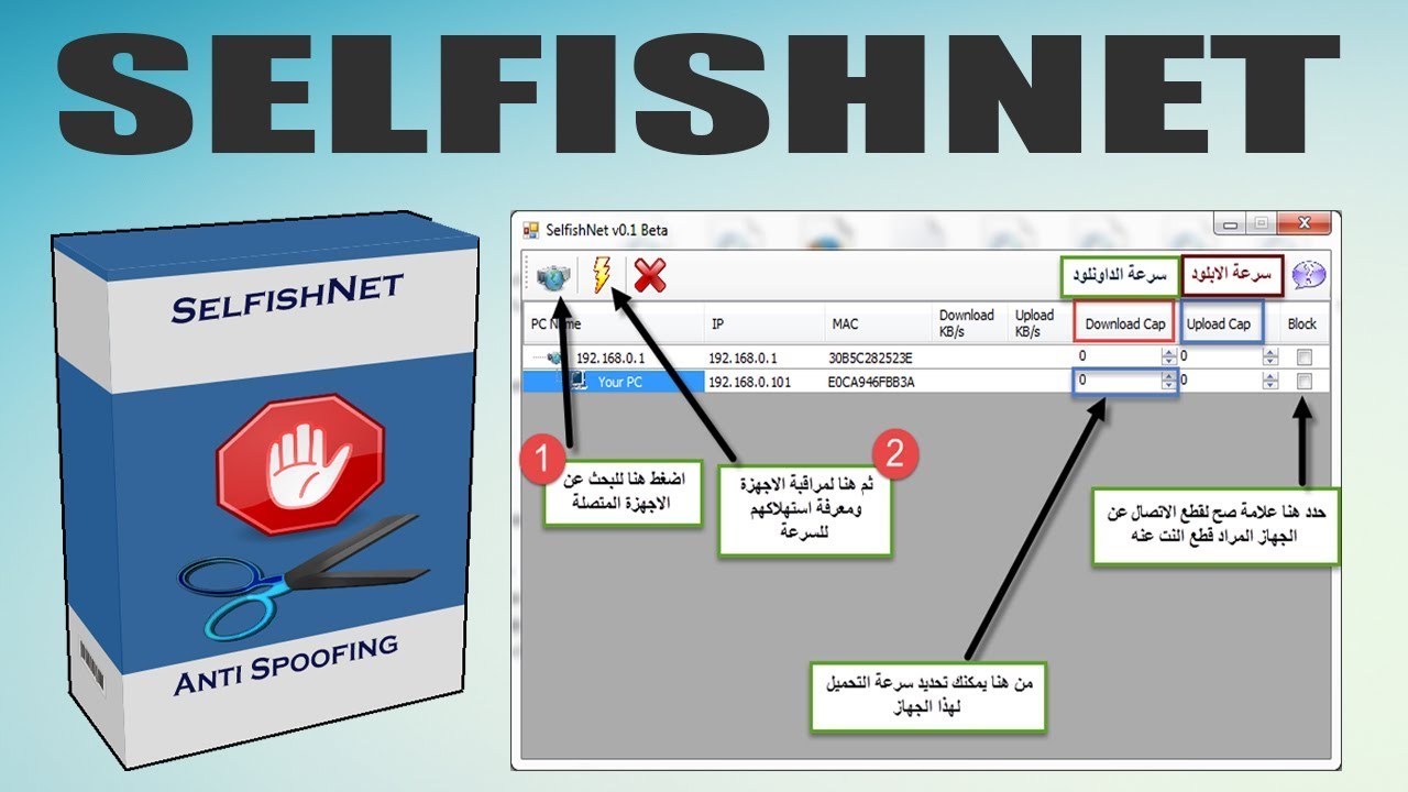 مميزات برنامج سيلفش نت Selfishnet مميزات برنامج سيلفش نت Selfishnet