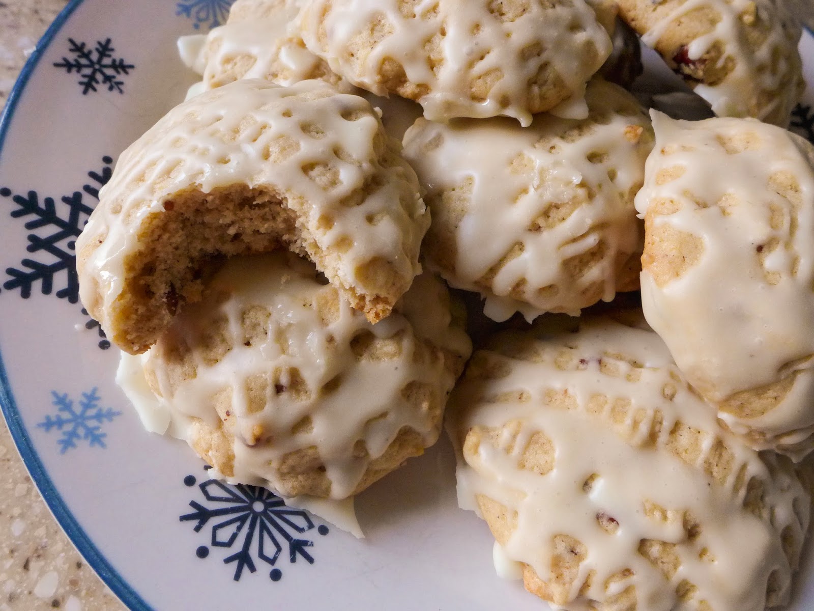 Dimples & Delights Eggnog Pecan Cookies