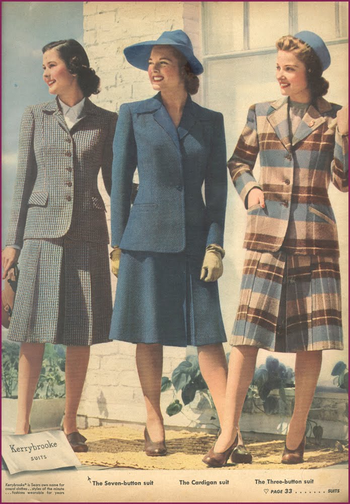  Raleigh Vintage 1940s Campus Suits for Women