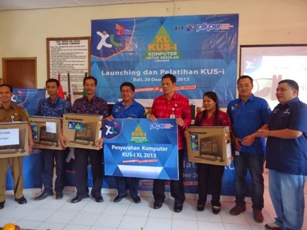 XL Dorong Penguasaan Informasi Teknologi Sekolah di Bali