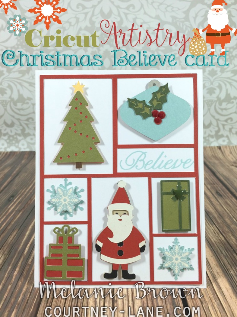 Courtney Lane Designs: Cricut Artistry Everything Christmas card