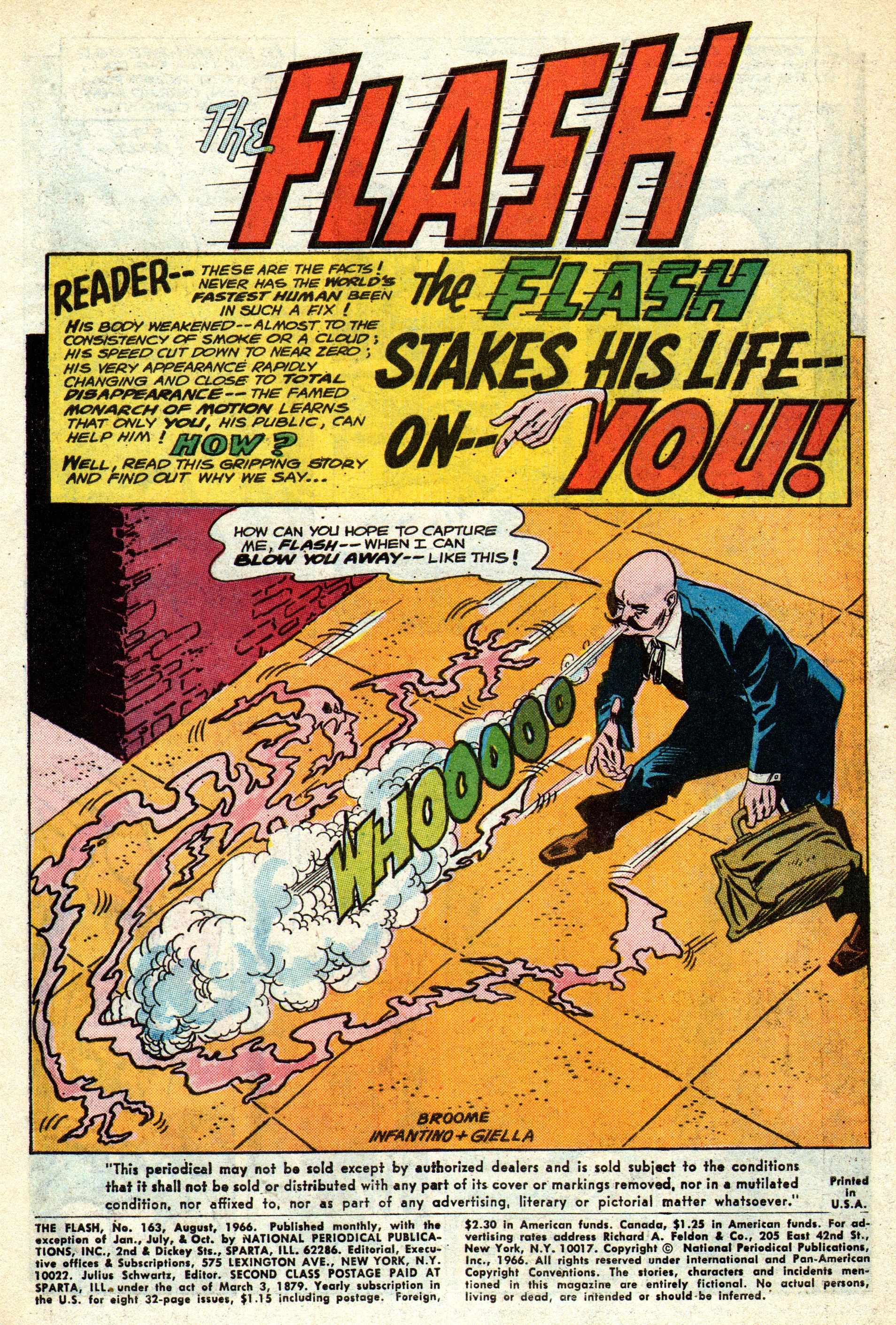 Read online The Flash (1959) comic -  Issue #163 - 3