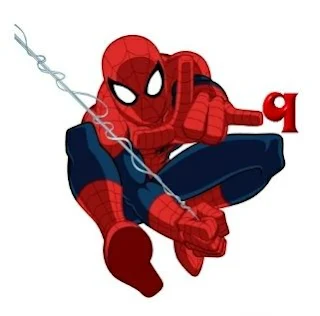 Abecedario de Spiderman con Letras Pequeñas. Spiderman Alphabet with small Letters.