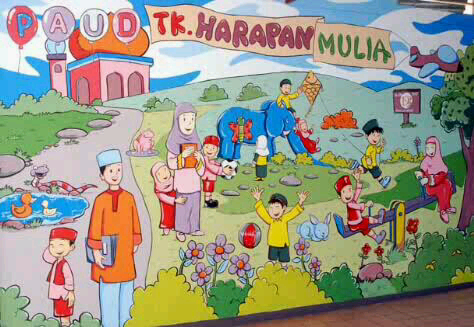 pusatlukistembokjaksel: Project Lukis Tembok PAUD/TK Harapan Mulia