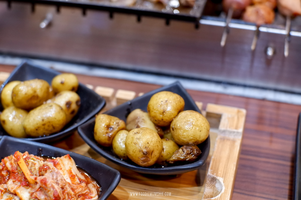 Unlimited Samgyupsal, Skewers, Side Dishes, Chicken Wings, Ramen and a