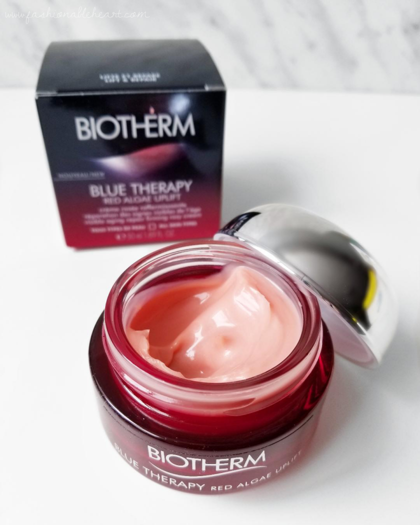 bblogger, bbloggerca, bbloggers, canadian beauty blogger, beauty blog ,southern blogger, luxury, prestige, skincare, biotherm, shoppers drug mart, blue therapy, red algae, uplift cream, moisturizer, review, fine lines, anti-aging