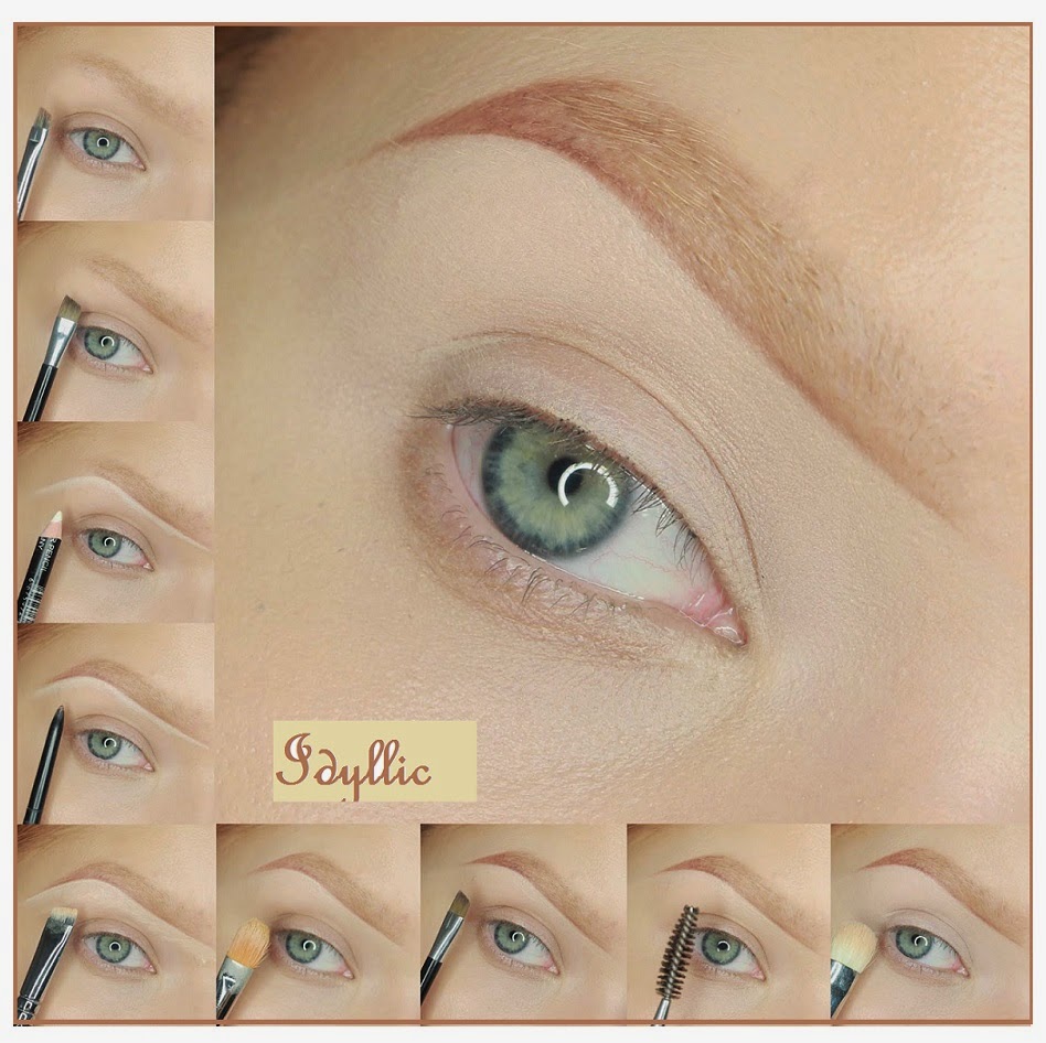 How to make thin eyebrow look thick../ Eyebrow Dying Tutorial