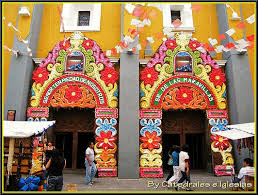 CONOCER MÉXICO POCO A POCO: - Arcos florales en las iglesias mexicanas