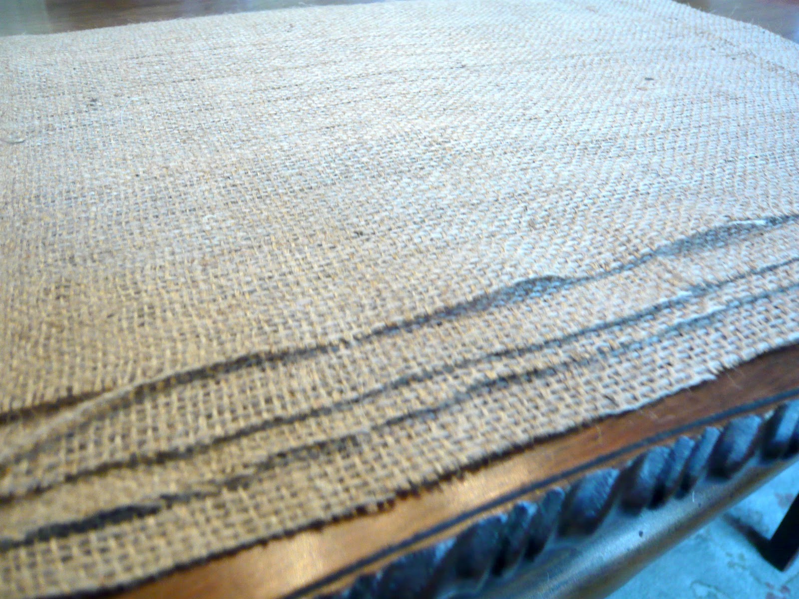 Designing Domesticity Burlap Placemat How To