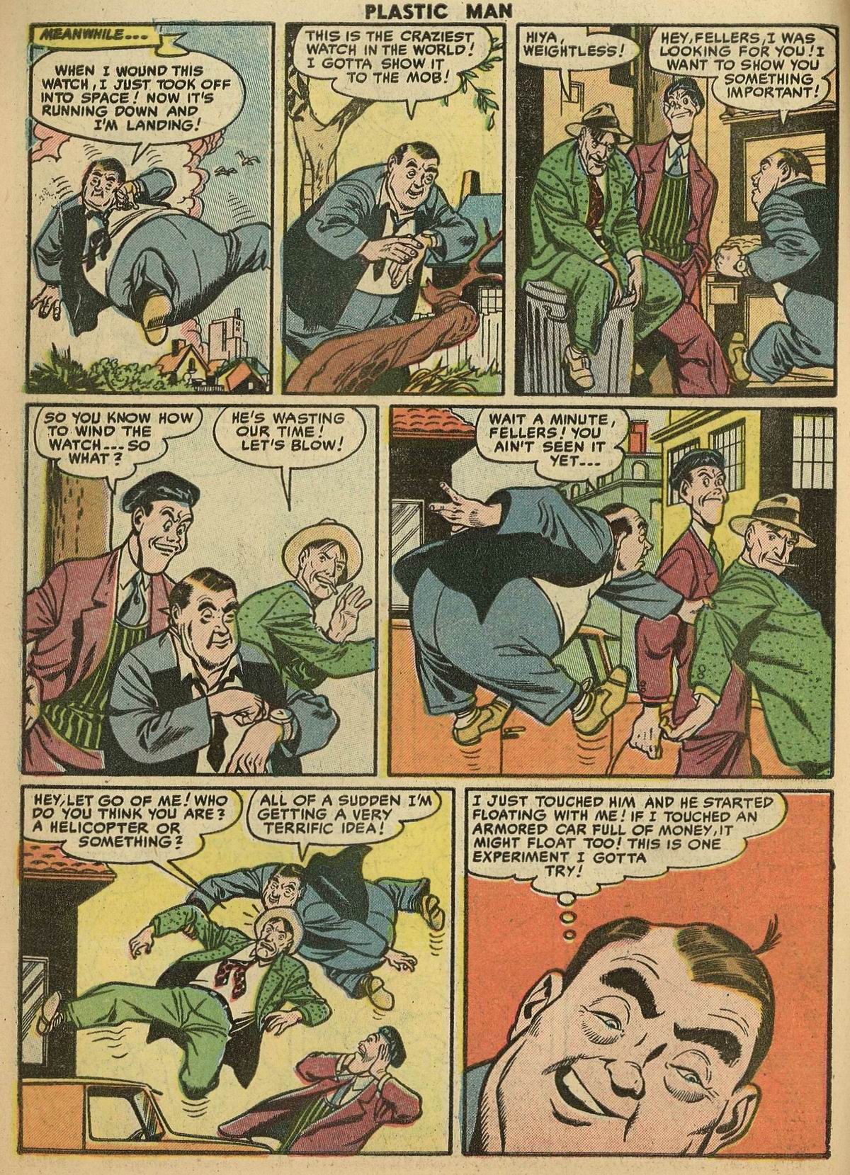 Read online Plastic Man (1943) comic -  Issue #56 - 6