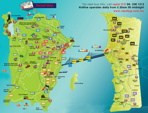 Penang Map 2013