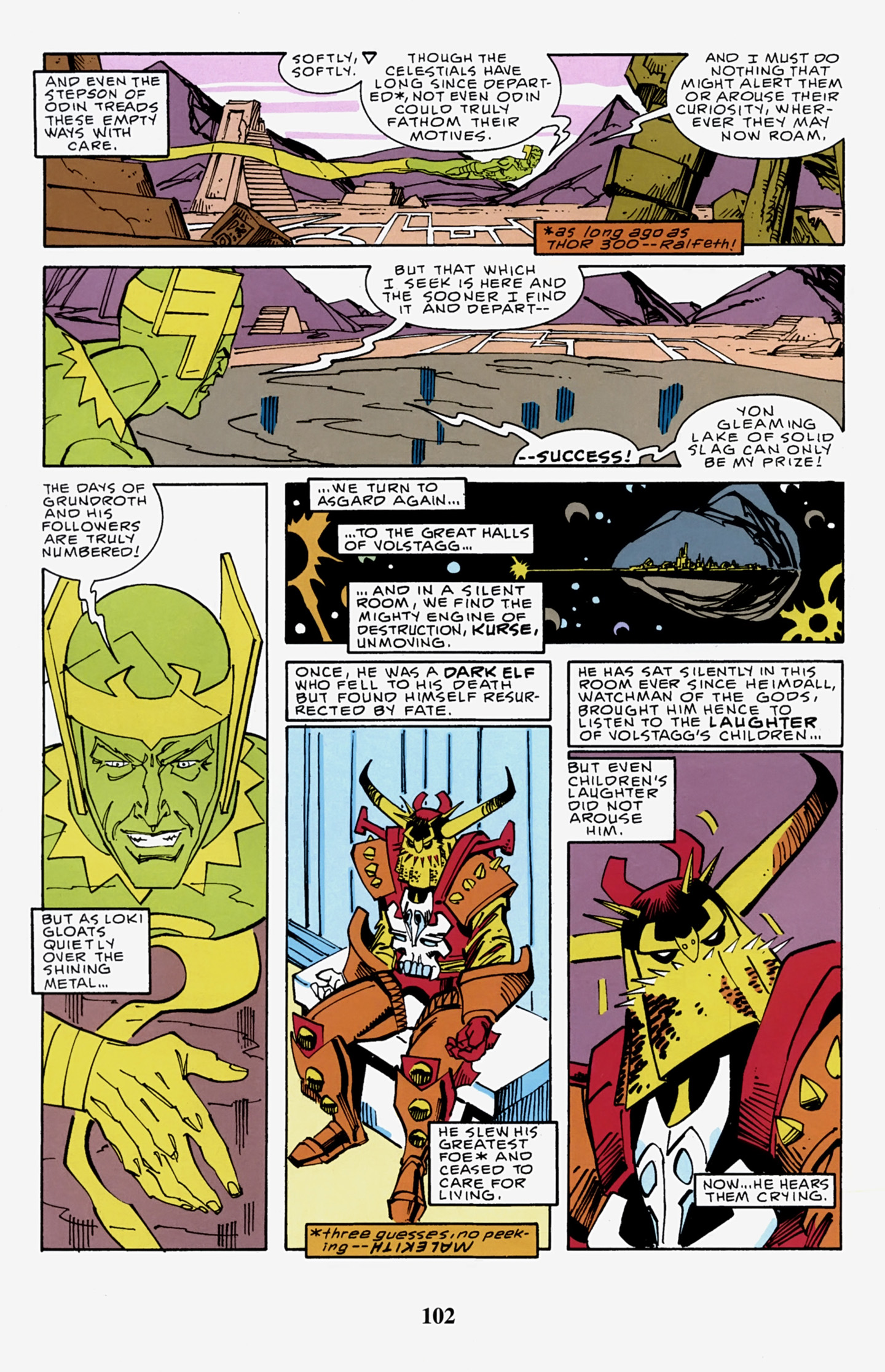 Read online Thor Visionaries: Walter Simonson comic -  Issue # TPB 5 - 104