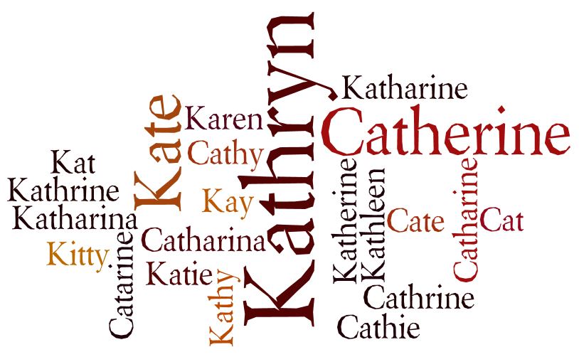 Kathryn's Quest Fearless Females First Names