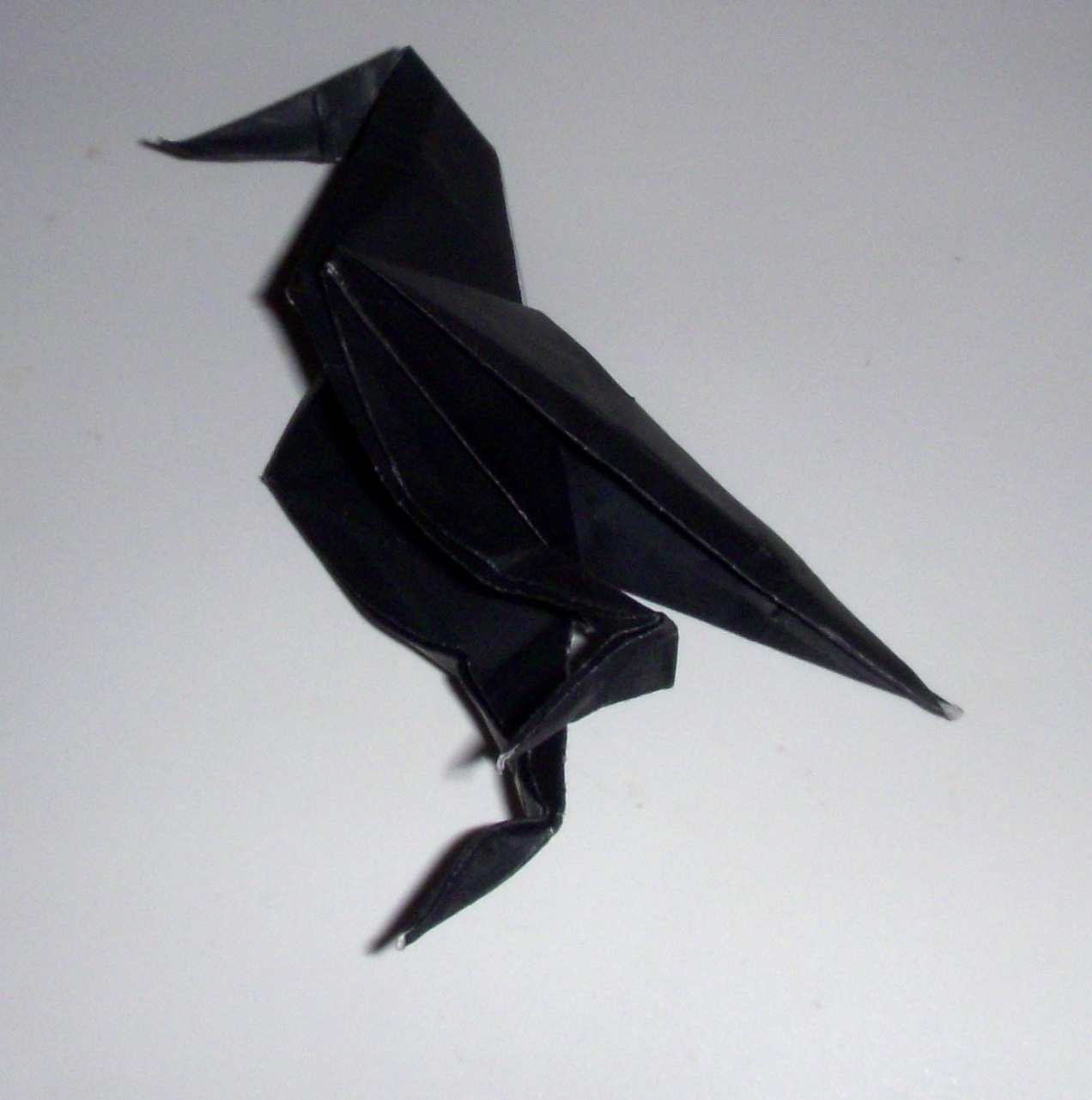 Оригами Грач. Ворона из бумаги. Оригами ворона