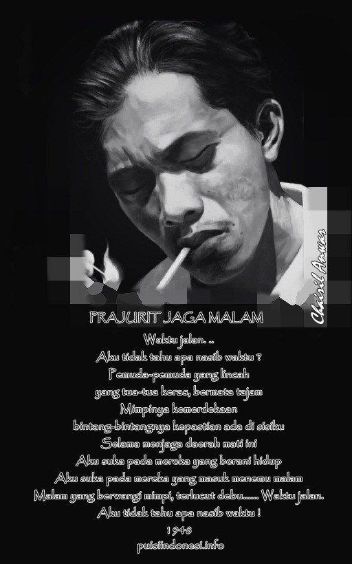 Unsur Intrinsik Dan Ekstrinsik Puisi Aku Karya Chairil