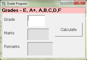 Grade Grade Calculation