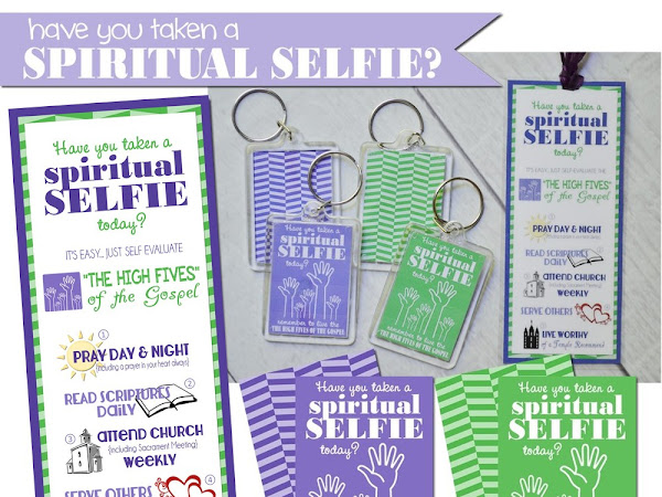 {FREEBIE!} "Spiritual Selfie" Key Chains & Bookmarks