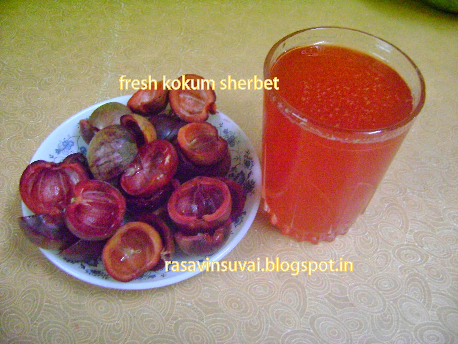 Rasavinsuvai kokum sherbet