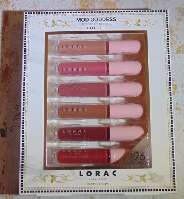 Quirky, Busy, and Beautiful LORAC Mod Goddess Lip Gloss Set III