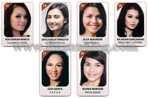 Finalish Putri Indonesia 2013 - Nama Dan Foto Lengkap | Jack Blog