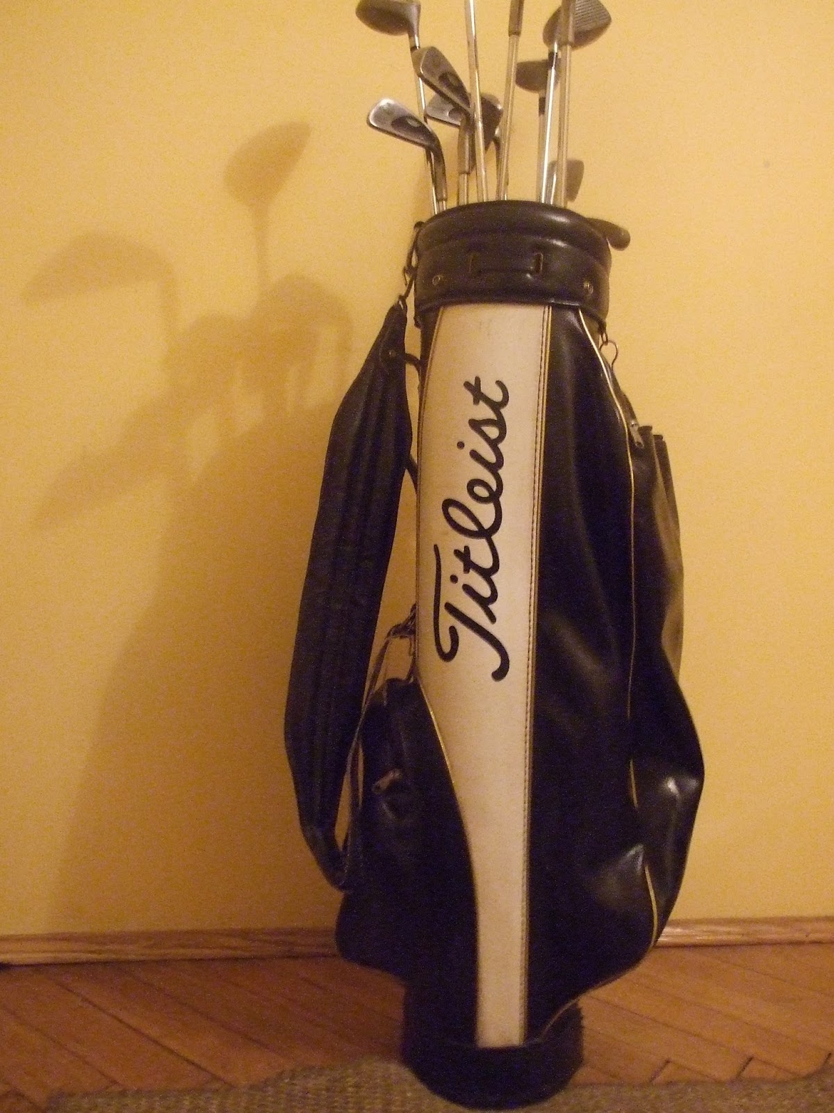 Vintage Boutique Torba do Golfa Titleist kije do Golfa Dunlop Vintage Styl