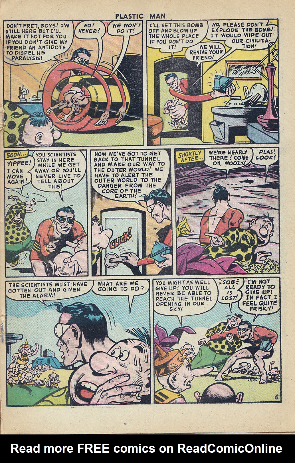 Read online Plastic Man (1943) comic -  Issue #55 - 23