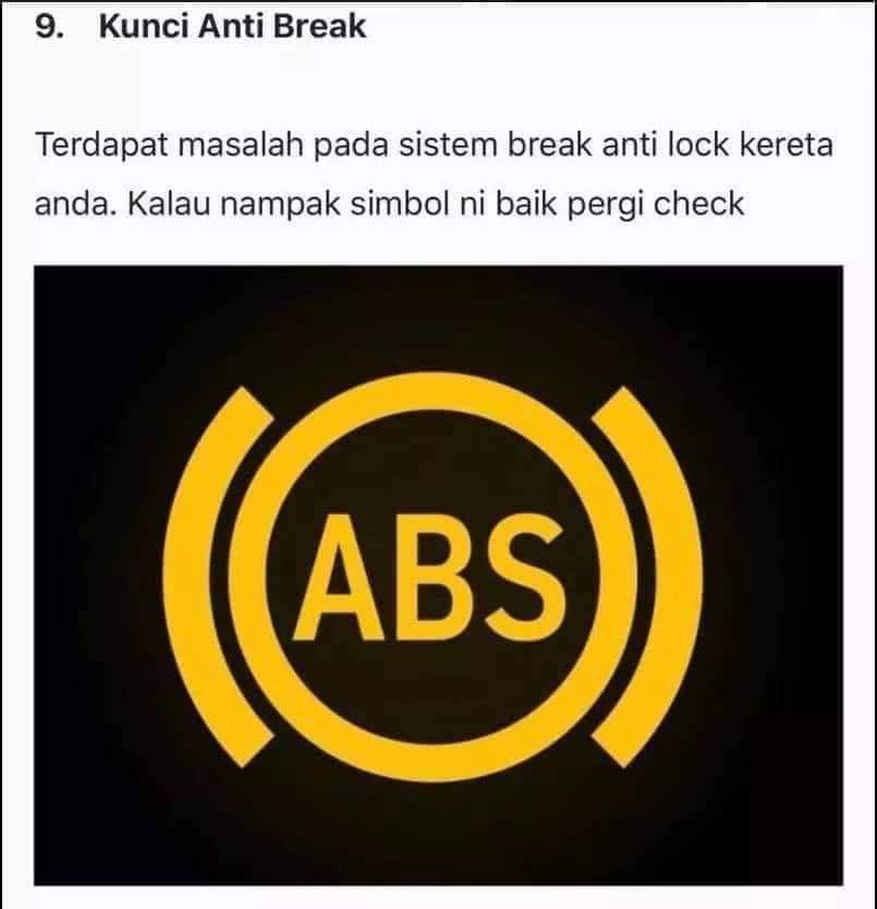 Ketahui Maksud 76 Simbol Dashboard Kereta! Wordless Wednesday