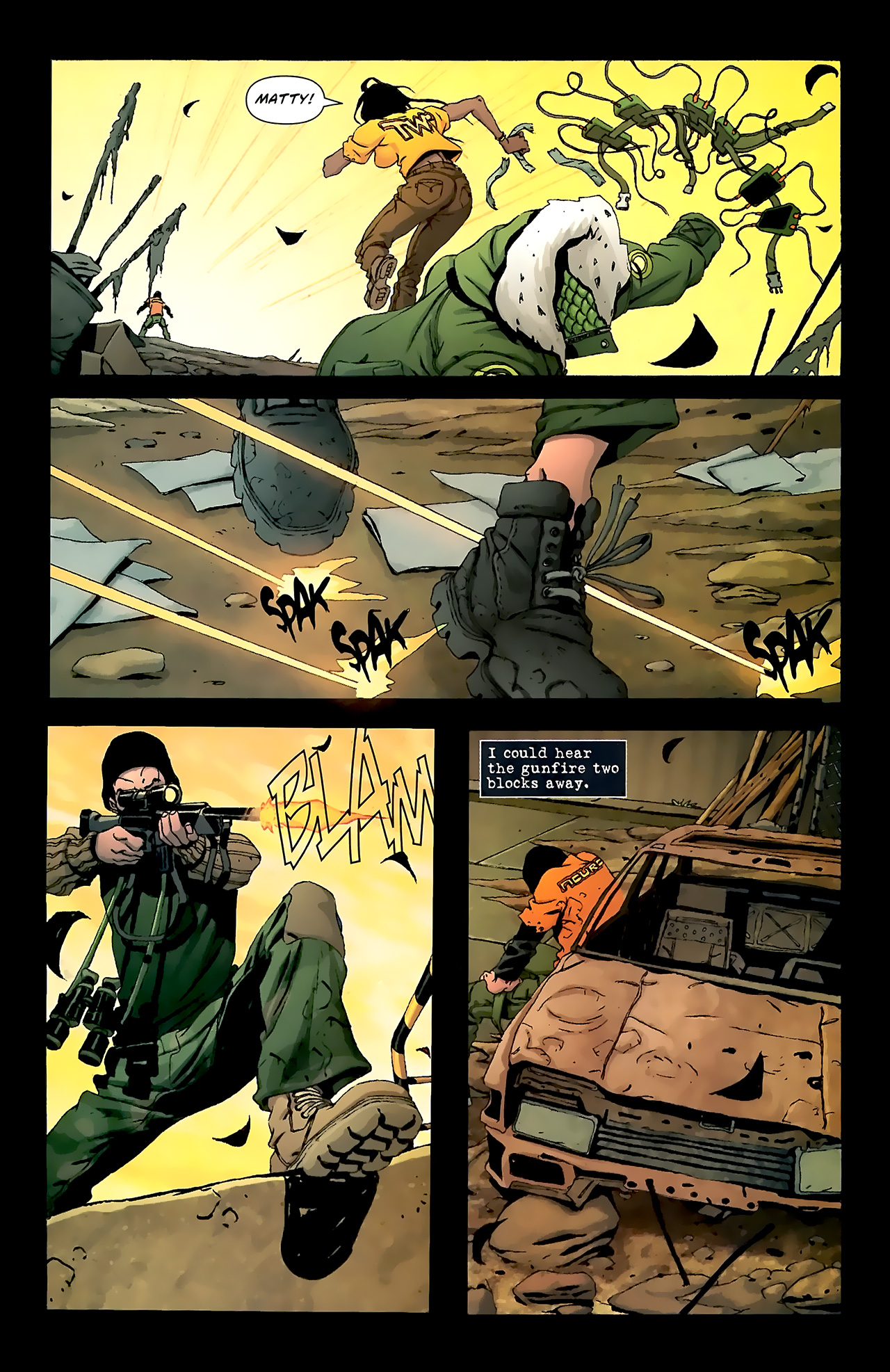 Read online DMZ (2006) comic -  Issue #15 - 16