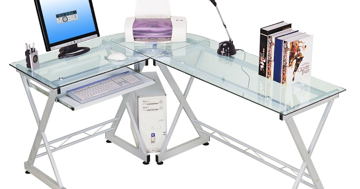 The Best Colection Of Glass Top Desk Glass Top Corner Desk