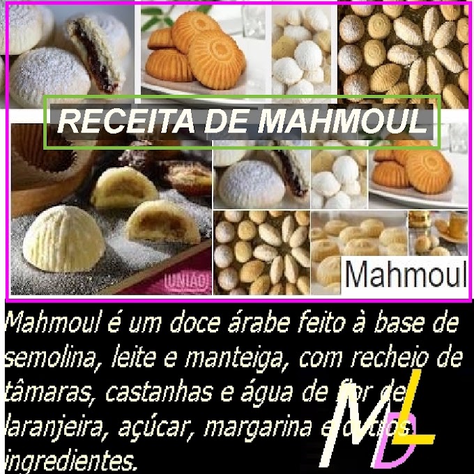 RECEITA DE MAHMOUL-DOCE ARABE