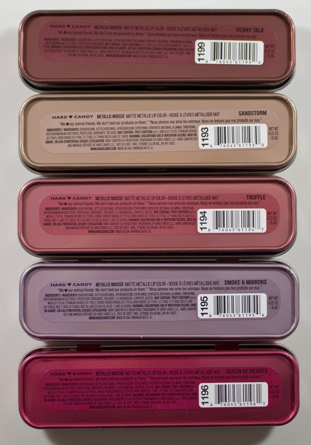 WARPAINT and Unicorns Hard Candy Metallic Mousse Velvet Matte Liquid Lip Color in Penny Talk