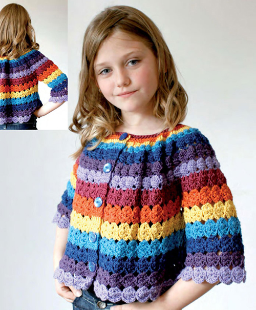 Crochet cardigan free pattern