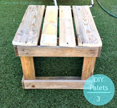 pasos para reciclar palets para crear una mesa de jardin reciclada