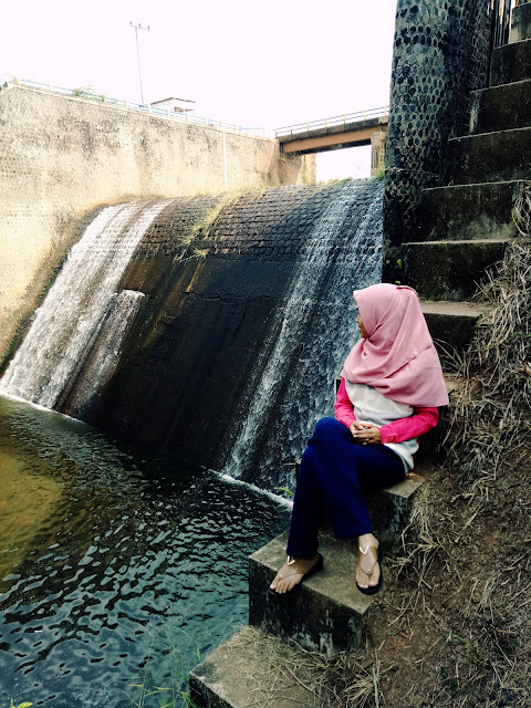 Spot Foto di Air Terjun Bendungan Danau Gegas Danau Gegas Sukakarya