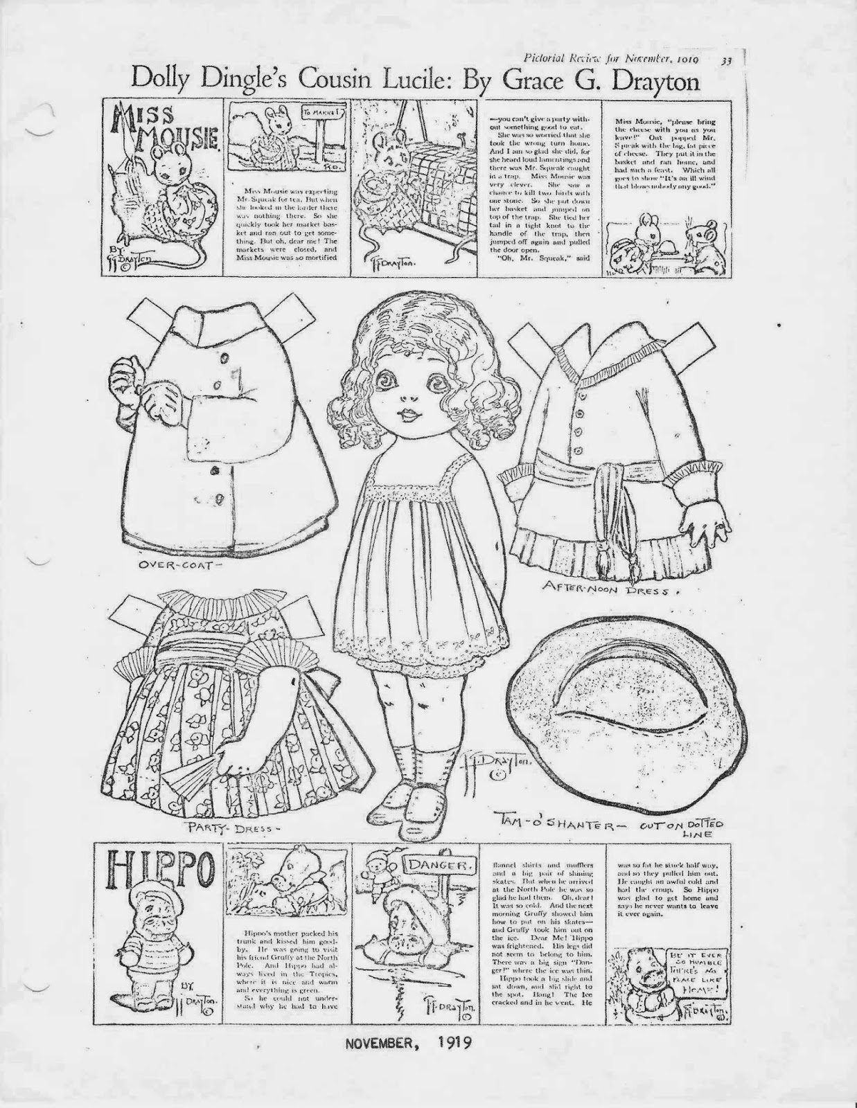 Miss Missy Paper Dolls Dolly Dingle Identification Guide
