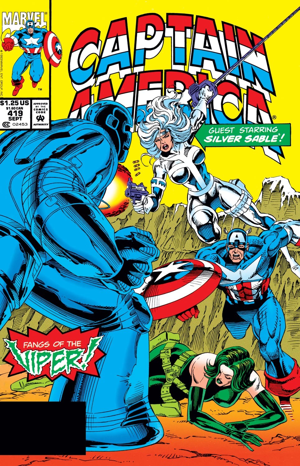 Read online Captain America (1968) comic -  Issue #419 - 1