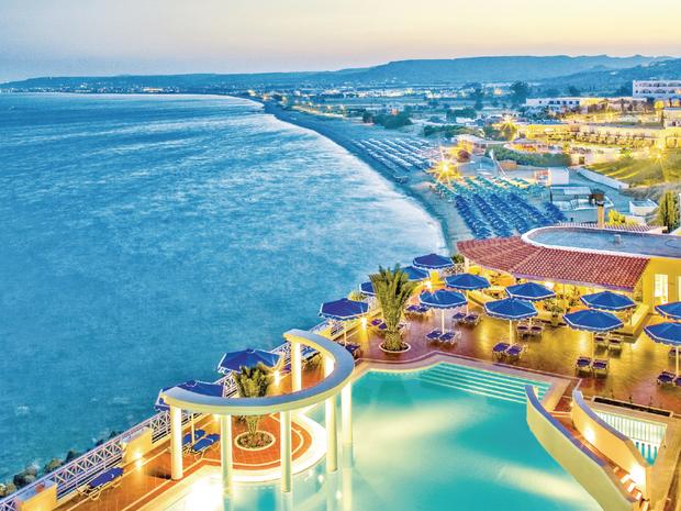 Mitsis Summer Palace Hotel is an all inclusive family friendly hotel with a mini waterpark, leisure facilities and on-site entertainment, just moments from the beach and mountainous countryside.