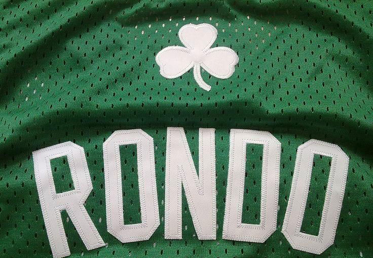 rondo celtics jersey